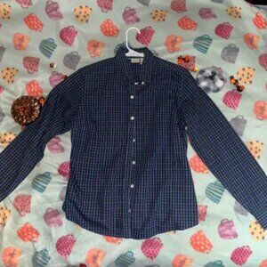 L.L Bean Purple Button Down Dress Shirt